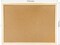 14.6 inches x 11 inches Frame Cork Board for Bulletin Board(Beige, Brown)